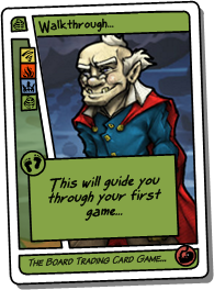 The Walkthrough will take you through each step of a turn in the conflicting kingdoms game